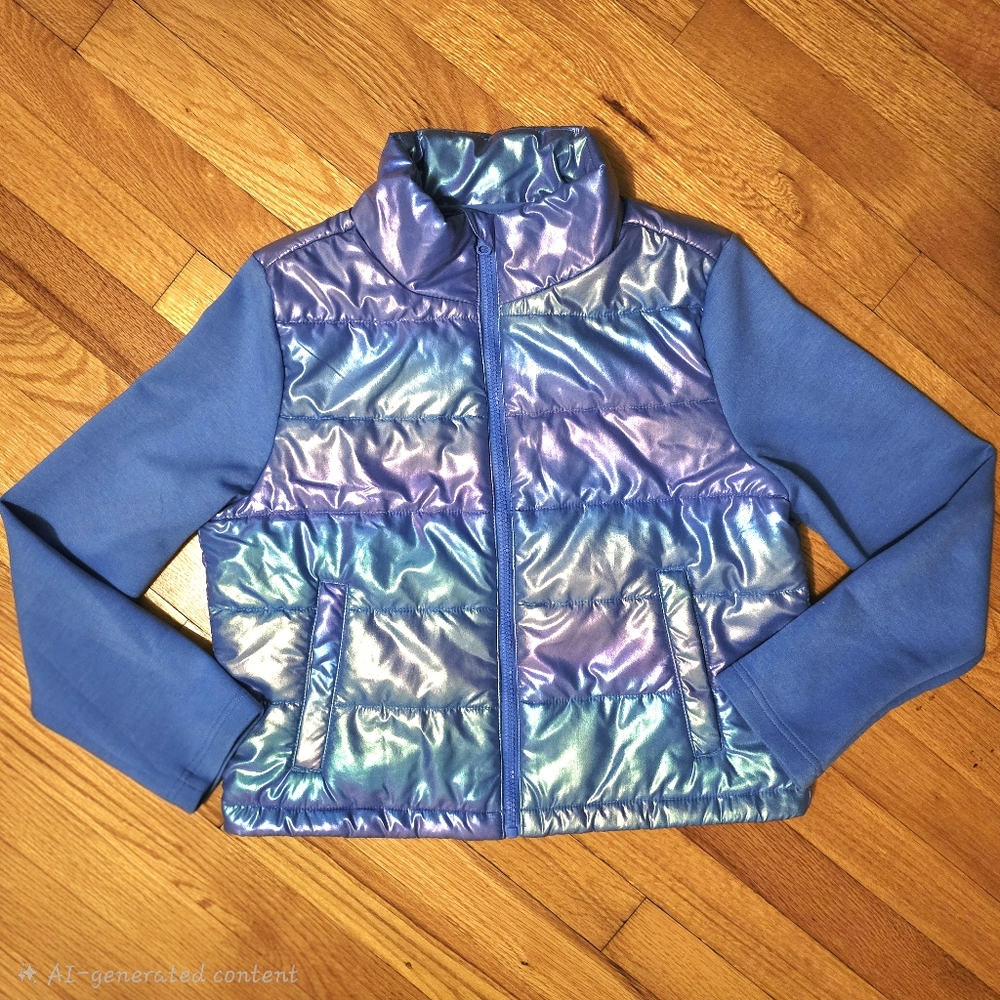 Xersion Midweight Quilted Puffer Jacket SzL (14))